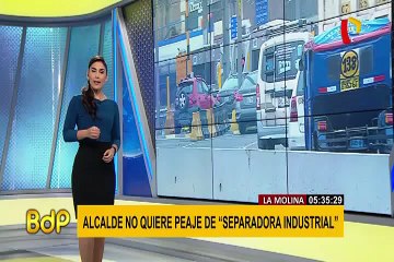 Alcalde de La Molina contra peaje de Av. Separadora Industrial