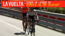 Attaques dans la descente / Attacks in the descent - Étape 18 / Stage 18 | La Vuelta 19