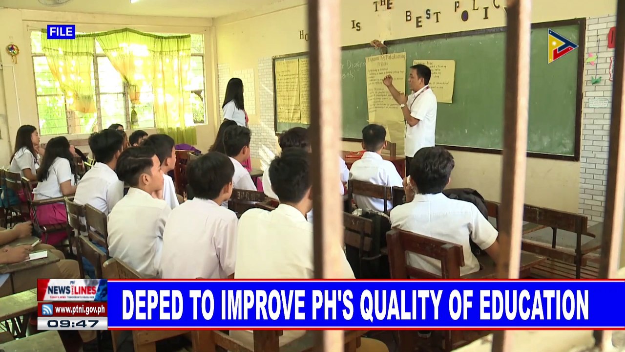 DepEd to improve PH's quality of education - video Dailymotion