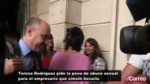 Teresa Rodríguez pide la pena de abuso sexual para el empresario que simuló besarla