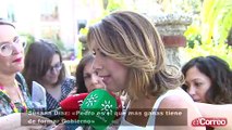 Susana Díaz: «Pedro es el que más ganas tiene de formar Gobierno»