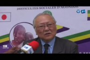 RTG/L’ambassadeur du Japon au Gabon vient de remettre 26 millions de francs CFA au responsable du centre d’accueil pour les enfants en difficulté sociale de N’Gounié