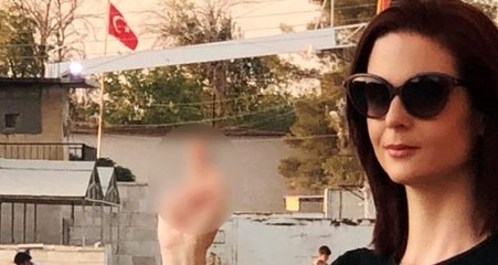 PKK sevici ABD'li gazeteci Türk bayrağına hakaret etti