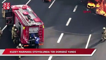 Kuzey Marmara Otoyolu’unda korku dolu anlar