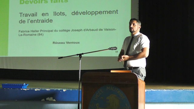 Séminaire académique Devoirs Faits : « Travail en îlots, développement de l’entraide »