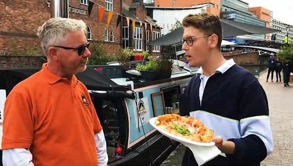 A Canal Barge Baked Pizza!