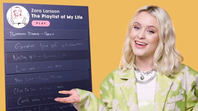 Zara Larsson Creates The Playlist of Her Life