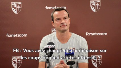 Bordeaux - Metz, la conférence d'avant-match