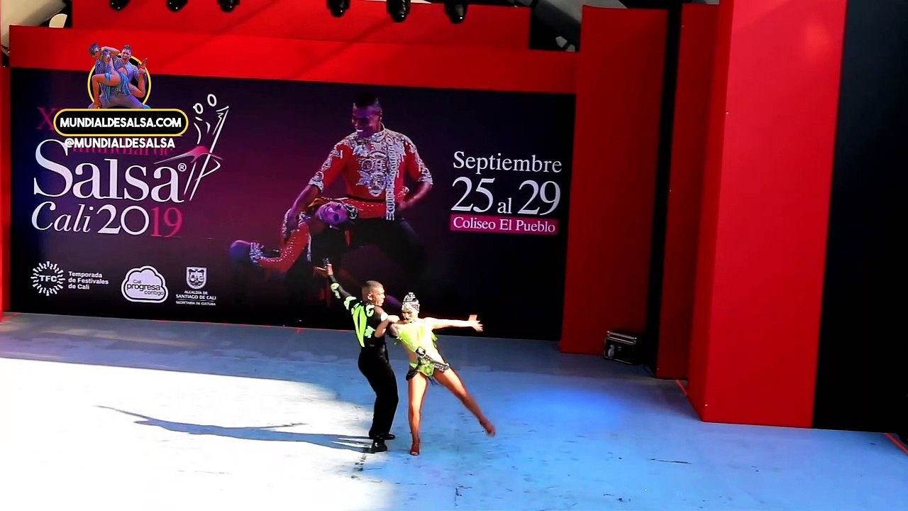 Dayane Diaz y Jefferson Valencia, Pareja Cabaret, XIV Festival Mundial de Salsa Cali 2019