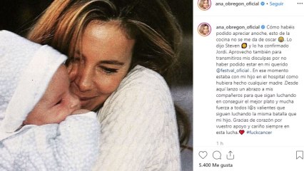 El mensaje de Ana Obregón tras la recaída de su hijo Álex