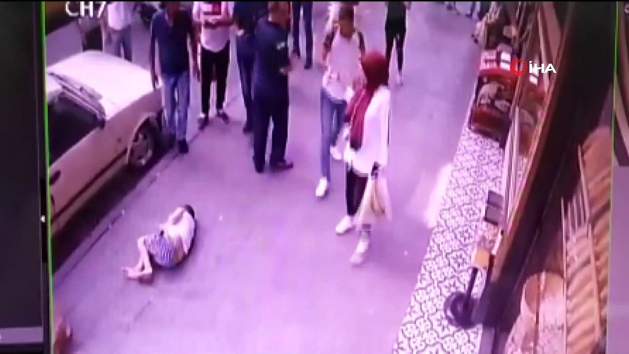 Bahçelievler’de balkonda oyun oynayan küçük çocuk yere böyle çakıldı