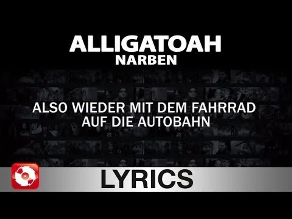 ALLIGATOAH - NARBEN - AGGROTV LYRICS KARAOKE (OFFICIAL VERSION)