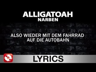 ALLIGATOAH - NARBEN - AGGROTV LYRICS KARAOKE (OFFICIAL VERSION)
