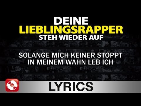 DEINE LIEBLINGSRAPPER (SIDO & HARRIS) STEH WIEDER AUF AGGROTV LYRICS KARAOKE (OFFICIAL VERSION)