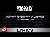 MASSIV - KRIEGSZEIT - AGGROTV LYRICS KARAOKE (OFFICIAL VERSION)