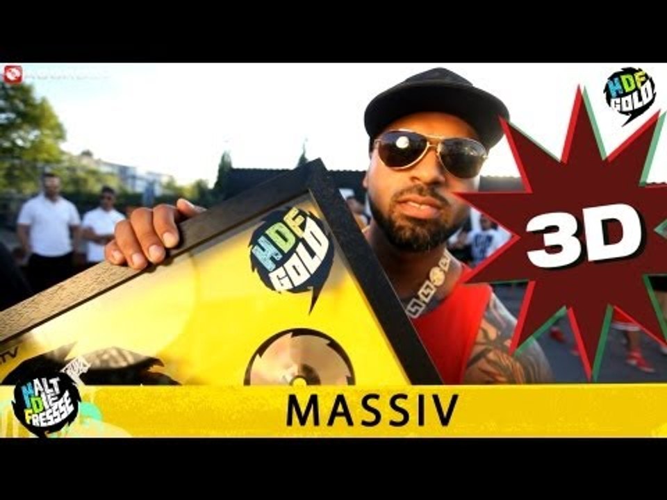 MASSIV HALT DIE FRESSE GOLD NR. 09 (OFFICIAL 3D VERSION AGGRO TV)