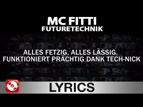 MC FITTI - FUTURETECHNIK - AGGROTV LYRICS KARAOKE (OFFICIAL VERSION)