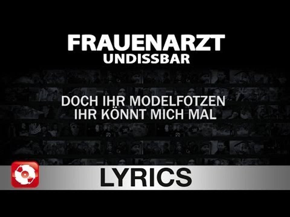 FRAUENARZT - UNDISSBAR AGGROTV LYRICS KARAOKE (OFFICIAL VERSION)