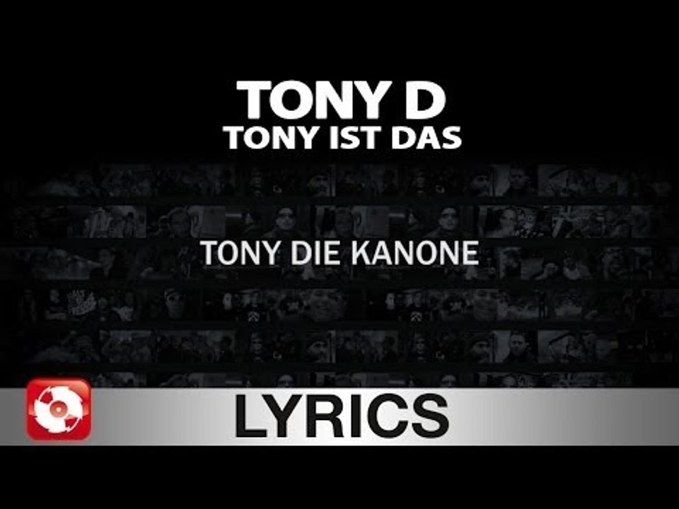 TONY D - TONY IST DAS AGGROTV LYRICS KARAOKE (OFFICIAL VERSION)