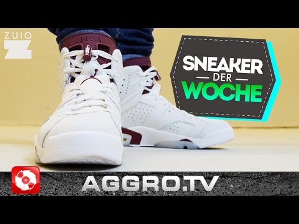 NIKE AIR JORDAN 6 MAROON - SNEAKER DER WOCHE - TURNSCHUH TV AUF AGGROTV