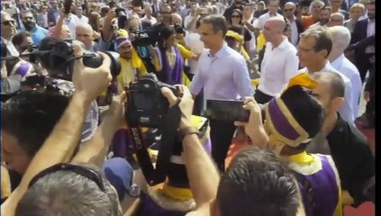 Η επίσκεψη Κ. Μητσοτάκη στη ΔΕΘ σε δίλεπτο βίντεο