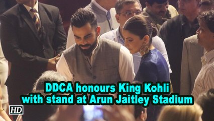 DDCA honours King Kohli with stand at Arun Jaitley Stadium