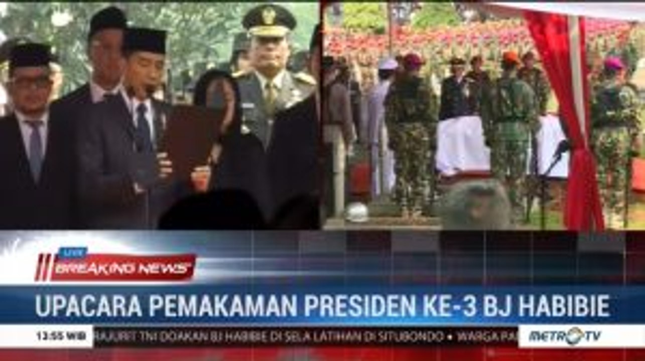 Upacara Pemakaman Presiden ke-3 RI BJ Habibie