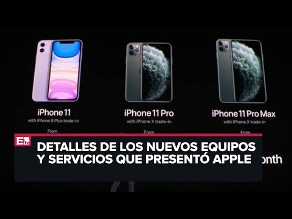 Especificaciones de los Iphone 11 y nuevos servicios de Apple