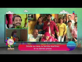 ¡La familia Martínez le ayuda a Eugenio Derbez a cumplir un reto! | Sale el Sol