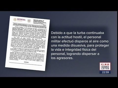 Militares sí dispararon en riña con pobladores en Puebla | Noticias con Ciro Gómez Leyva
