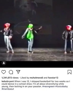 Le spectacle de danse de fin d'année de Kobe Bryant à 12 ans