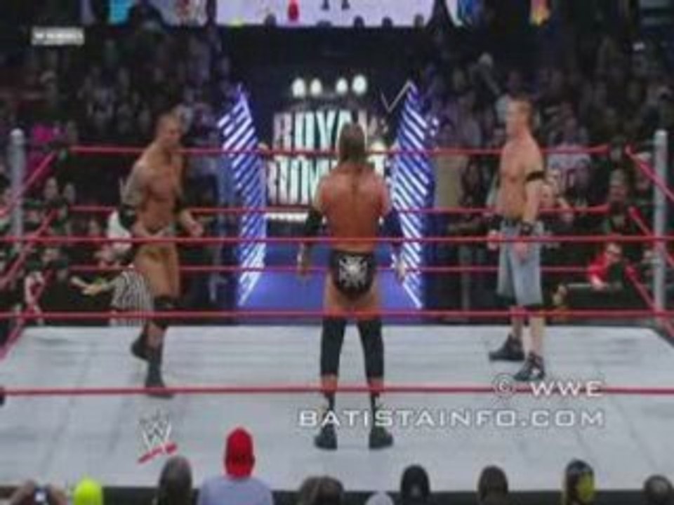 Royal rumble 2008 - Batista vs Cena vs Triple H