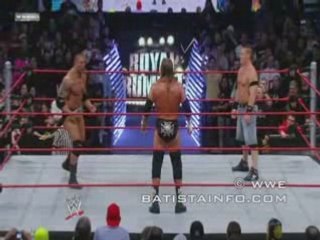 Royal rumble 2008 - Batista vs Cena vs Triple H