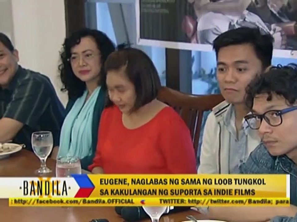 Eugene, naglabas ng sama ng loob tungkol sa kakulangan ng suporta sa Indie Films