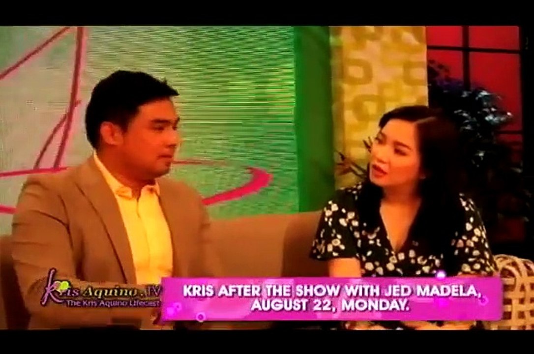 Week 5 Tuesday Kris after the show with Jed Madela interview