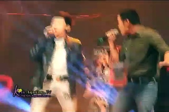 Week 6 Wednesday Kris with friends at Jovit and Bugoy's Concert