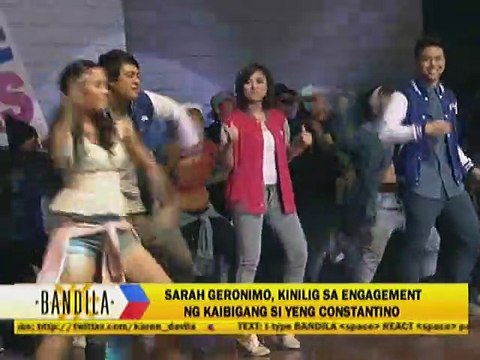 Sarah Geronimo, kinikilig sa engagement ng kaibigang si Yeng Constantino