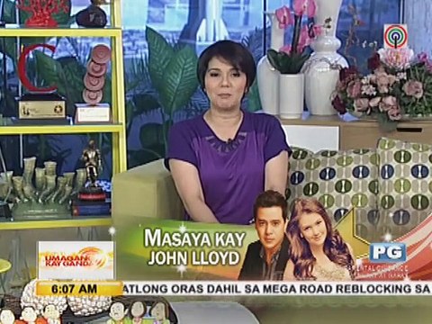Angelica, masaya sa piling ni John Lloyd