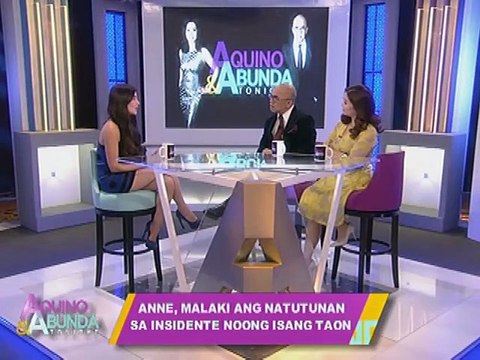 Anne Curtis, maraming natutunan sa bar incident last year