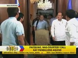 Pacquiao, nag-courtesy call kay pangulong Aquino