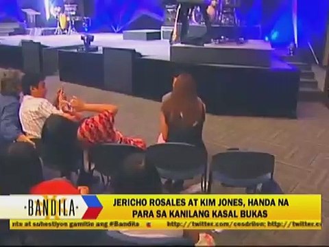 Jericho Rosales at Kim Jones handa na para sa kasal nila