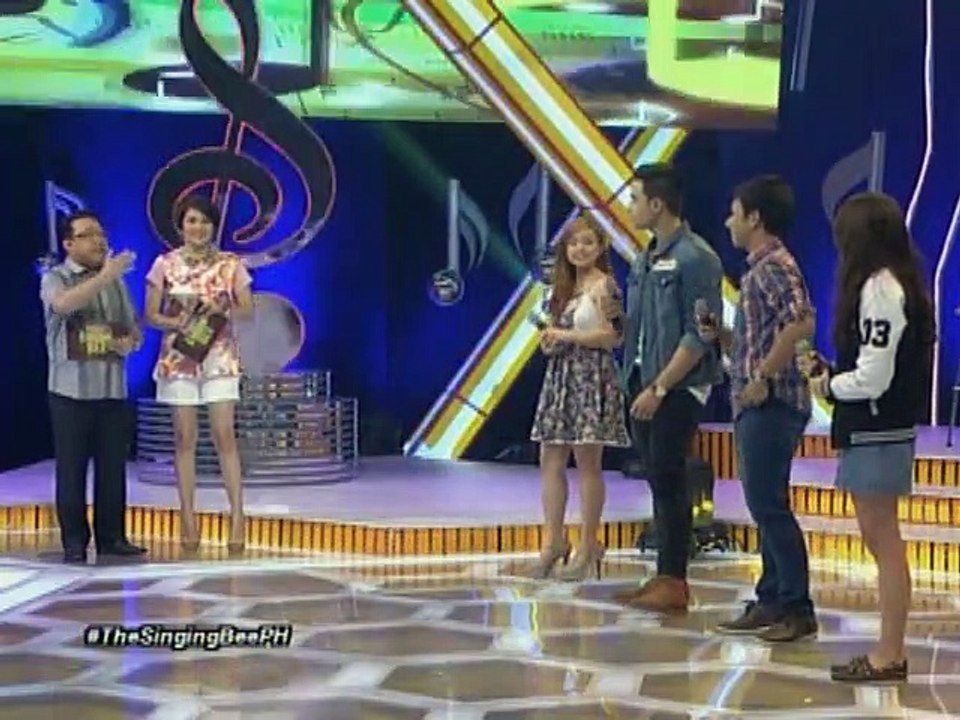 Naki-BEErit ang mga Teen stars na sina Sue, Diego, John at Hopia sa The Singing Bee