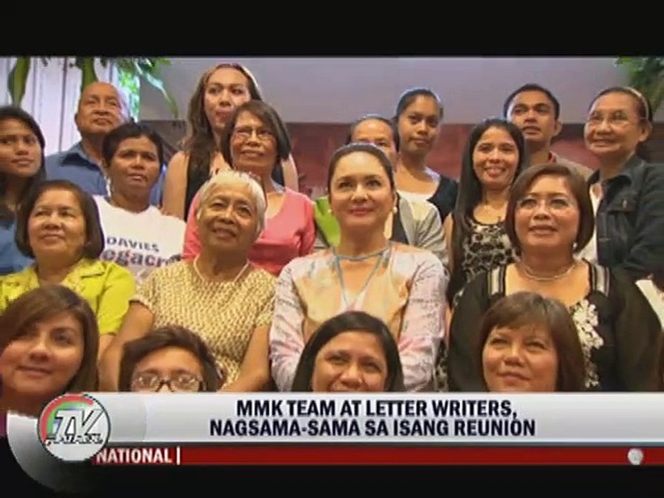 MMK Team at letter writers nagsama-sama sa isang reunion