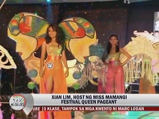 Xian Lim, host ng Miss Mamangi Festival Queen Pageant