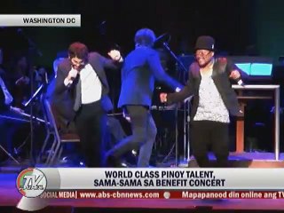 World class pinoy talent, sama-sama sa benefit concert