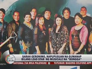 Sarah Geronimo, napupusuan na gumanap bilang lead star sa Musicale na ""Bongga""
