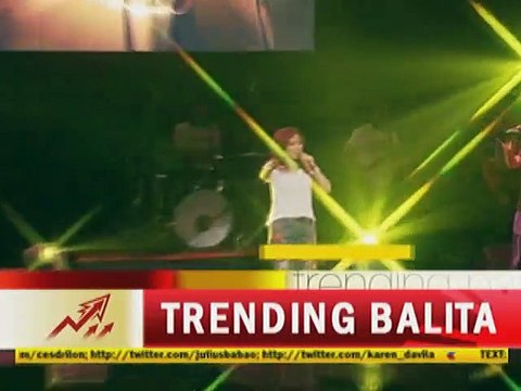 Yeng Constantino, humataw sa benefit concer