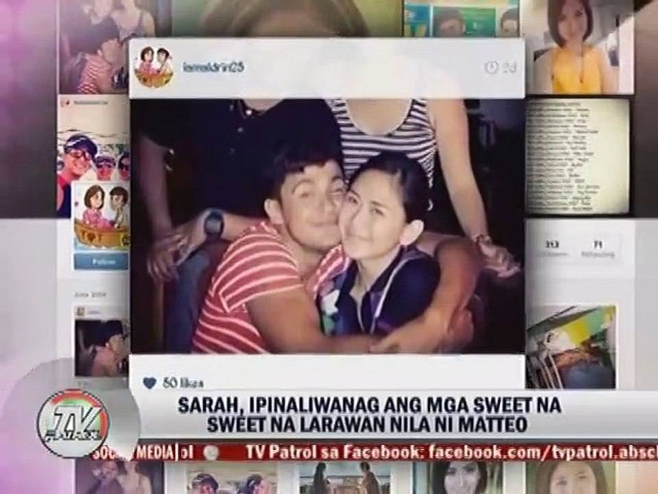 Sarah: May basbas naman ng magulang ko ang paglabas namin ni Matteo