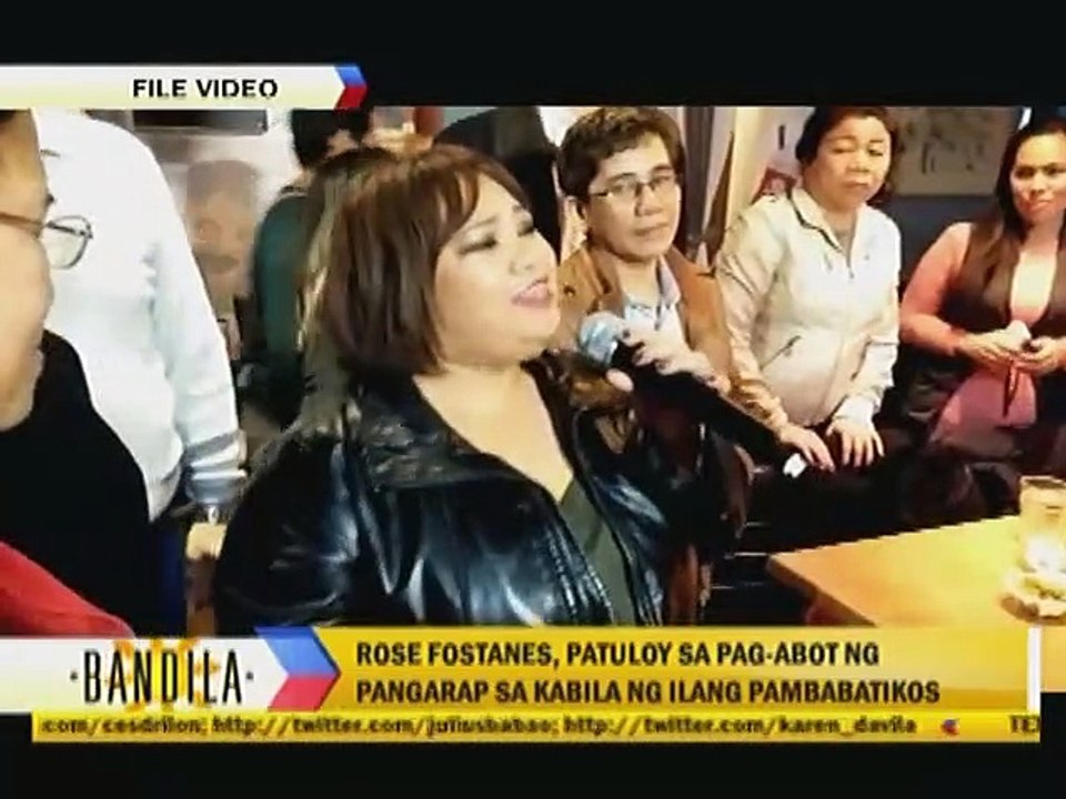 Rose Fostanes, patuloy sa pag-abot ng pangarap sa kabila ng ilang pambabatikos