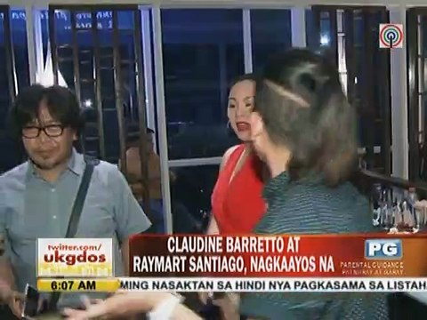 Claudine at Raymart, nagkaayos na